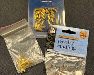 Small Lot Of Jewelry Making Items