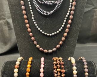 Stunning Pearllike Necklaces And Bracelets Smoker House