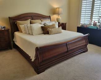 King size bed, dresser and nightstands