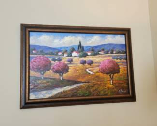 Large original painting by Mark Braver