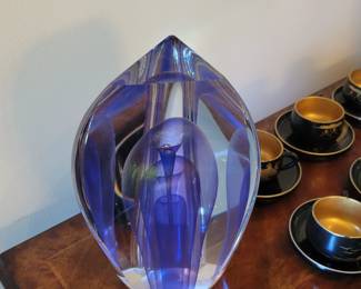 Signed Art glass by artist Ed Nesteruk