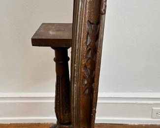 Antique 1920s Tilt Top Carved Mahogany Wood Pedestal Table
Lot #: 6