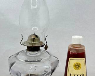 Large Vintage Oil Lamp With Bottle Of Oil
Lot #: 79