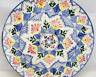 Large Hand Painted Platter Purchased In Spain, Yellow Platter & Trivet From Israel
Lot #: 43