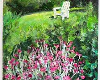 Joan Menschenfreund Original Oil Painting On Canvas, Landscape, Unframed (See Artist's Bio)
Lot #: 146