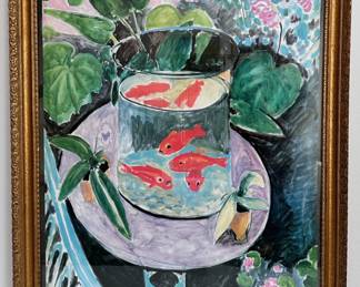 Henri Matisse "The Gold Fish" Large Framed Poster
Lot #: 97