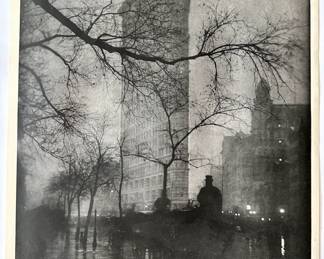 Edward Steichen Photograph Print From The Original Negative, "The Flatiron" With Authentification
Lot #: 4