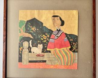 Chinese Original Print, Framed
Lot #: 99