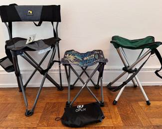 3 Portable Foldable Artist's Stools By GCI Outdoor, Opliy & More
Lot #: 112