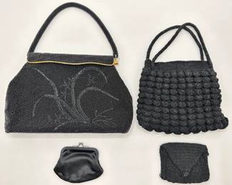 Vintage Beaded With & Crocheted Handbag, Both With Matching Change Purses
Lot #: 64