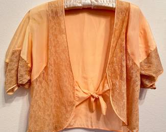 1950s Silk & Lace Bed Jacket
Lot #: 62