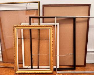 7 Picture Frames, Some Vintage, 2 With Glass
Lot #: 161