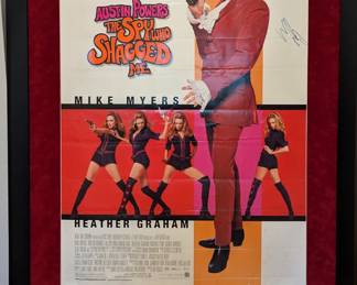 Autographed By Mike Myers and Heather Graham