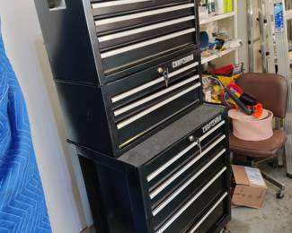 Craftsman triple stack rolling tool cabinet w/keys - $350.00 