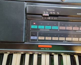 Casiotone CT-6000 Synthesizer w/Original Stand 61 Key & Pedal - $90