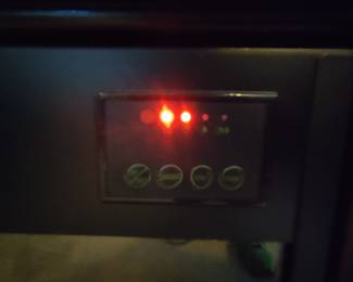 ELECTRIC FIREPLACE/TV STAND w/REMOTE - CURRENTLY RETAILS FOR $899+TAX (OUR PRICE $300 w/NO TAX - EXCELLENT CONDITION