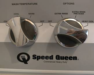 HEAVY DUTY - SPEED QUEEN - COMMERCIAL GRADE WASHER & DRYER - SELL FOR $1,000 FOR $1,300 PLUS TAX, OUR PRICE $ 400 EACH W/O TAX