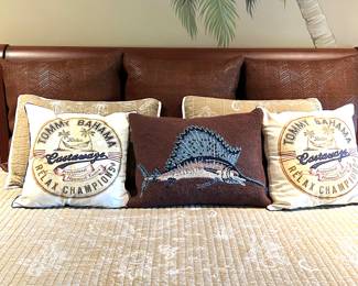 Tommy Bahama king size linens.