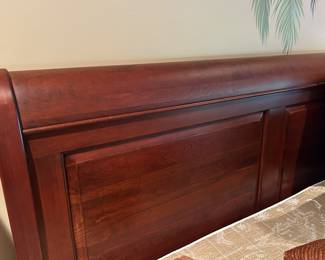 Bob Timberlake sleigh king bed.