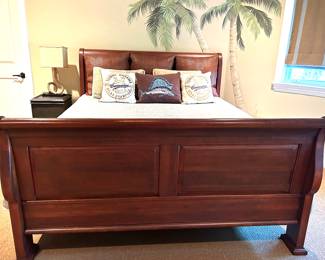 Bob Timberlake sleigh king bed.