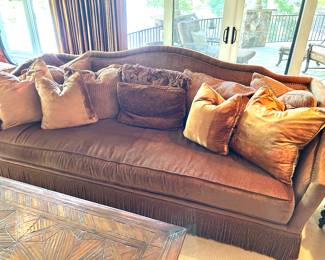 9’ long sofa by Huntington House