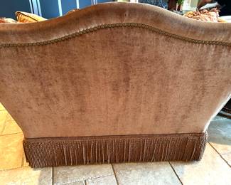 Oversized chair with ottoman by Huntington House