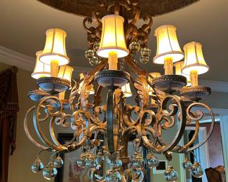 10 light John Richard chandelier