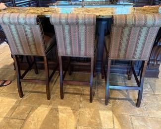 Bentley Churchill bar height barstools