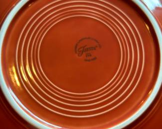 Fiestaware in Persimmon color