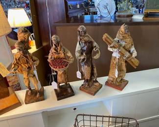 Paper Mache' Folk Art Figures 