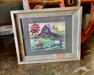 "FLYNN'S FARM" Signed and Numbered by artist JEFF ARNOLD