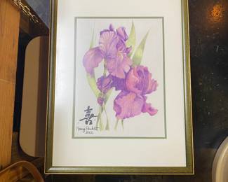 c.2000 Signed by Local Artist, Nancy Everhart, 16 1/2" x 22"