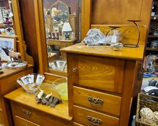 antique oak dresser