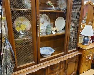 lit china cabinet