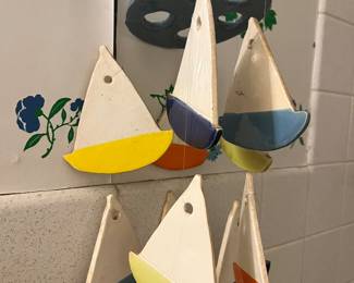 Sailboat windchimes