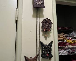 Scottie dog clocks