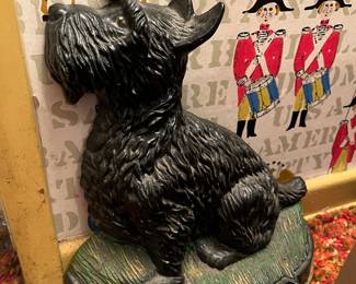 Cast Scottie door stop
