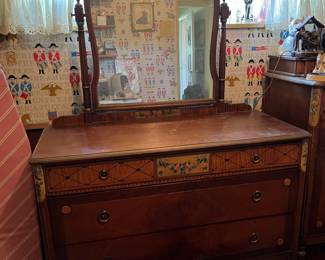 Gorgeous antique dresser with mirror......