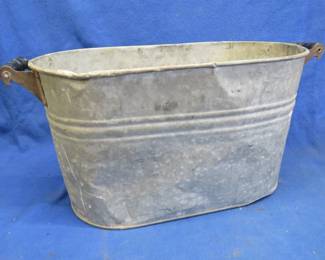 Lot 23: Galvanized Oval Boiler