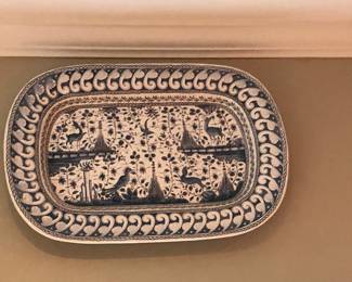 Blue & White Platter