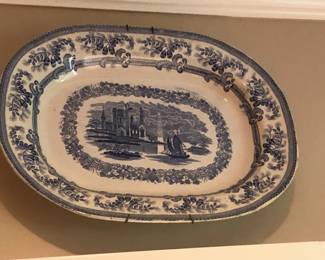 Blue & White Platter