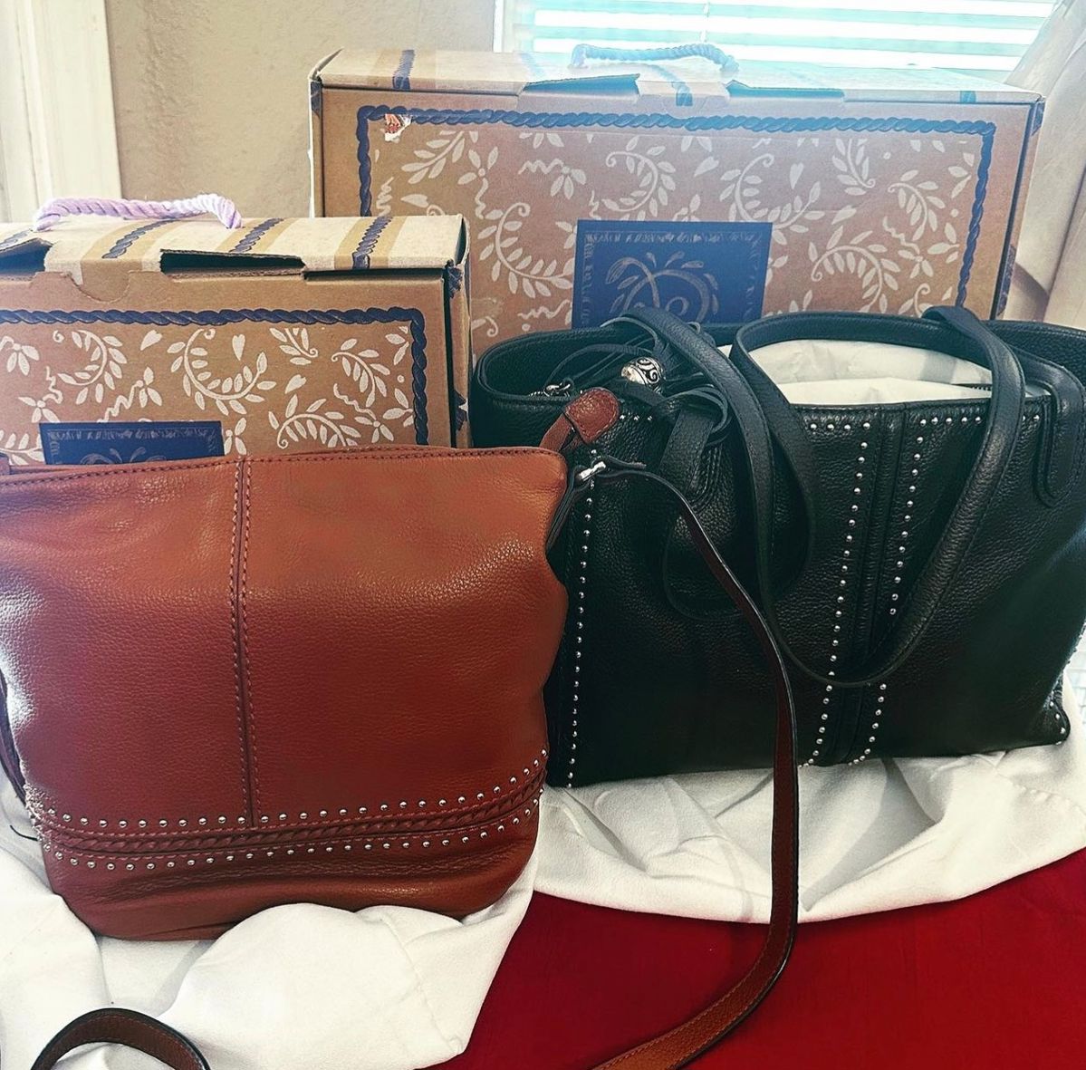 Brighton handbags in original boxes, beautiful condition!