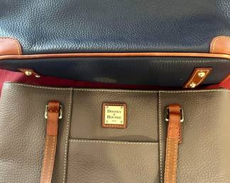 Dooney and Burke leather totes
