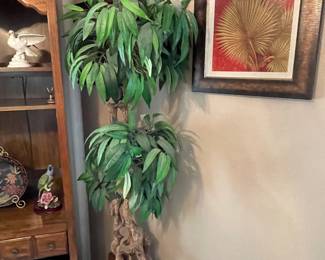 large faux tree