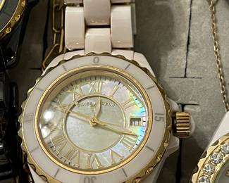 large collection of ladies wristwatches