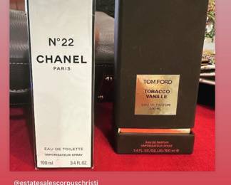Chanel no 22 and Tom Ford REDUCED SATURDAY