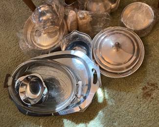 silver plate pieces