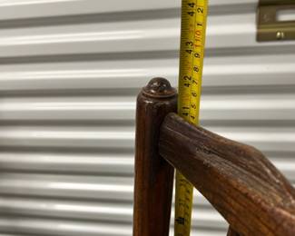 Vintage English Lancashire Spindle Dining Chairs, they are from the 1900s (20th Century), and are worth around $750 for your set of 4 today.
The style is known as English or Traditional today, and are timeless chairs.
