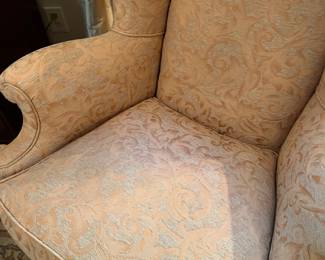 Another view of the beautiful upholstery