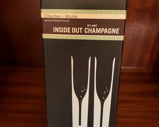 Charles & Marie Inside Out Champagne glasses new in box